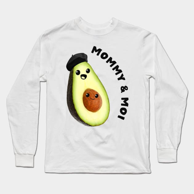 avocado mommy & moi Long Sleeve T-Shirt by mystudiocreate